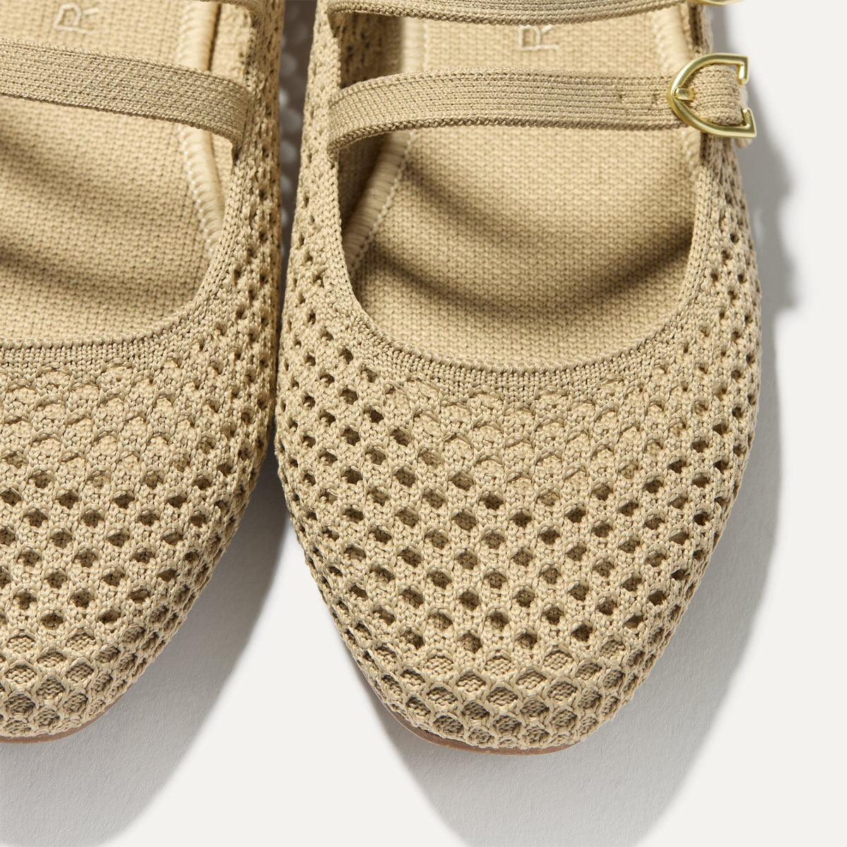 Rothys The Double Buckle Mary Jane in Dune Mesh