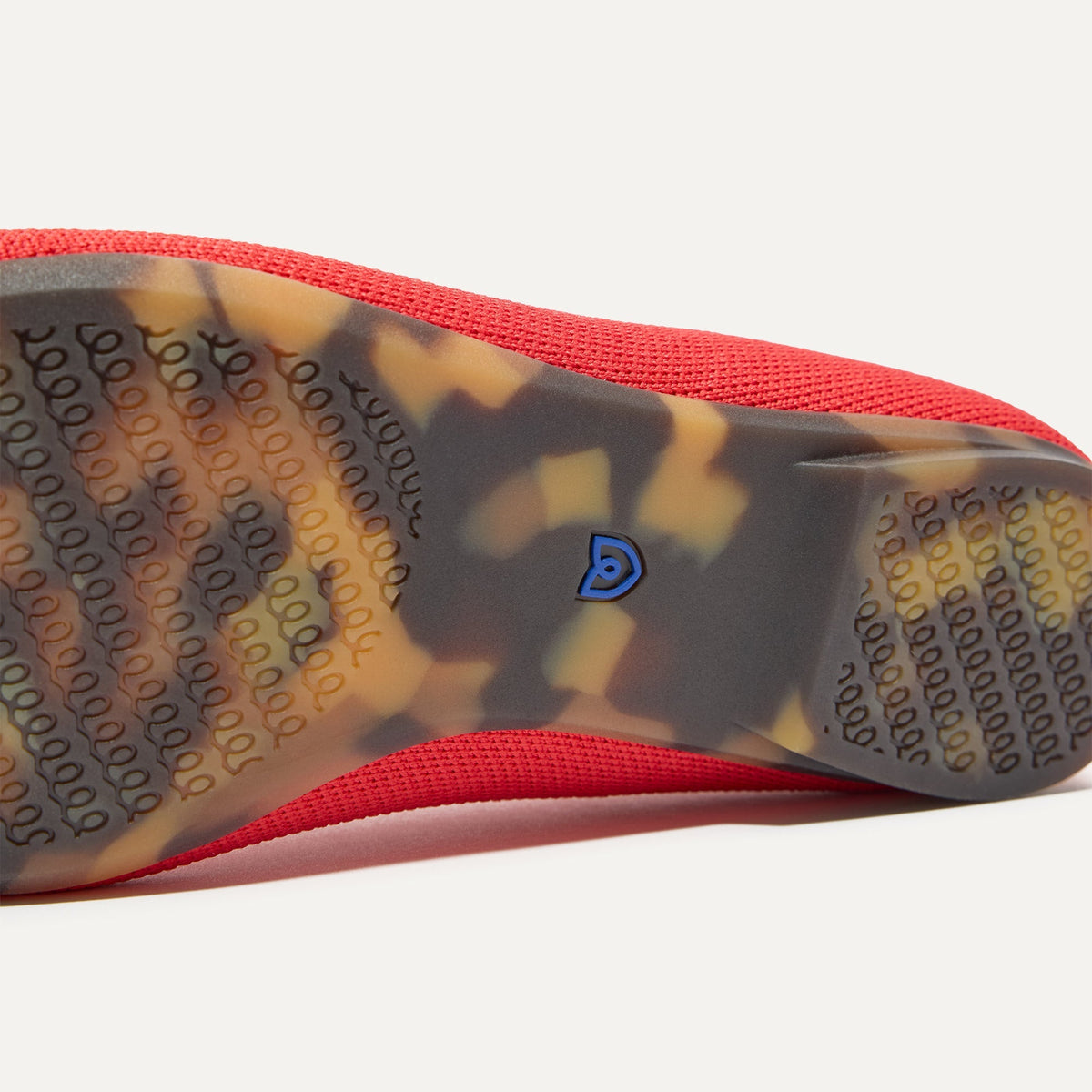 Rothys The Max Square Mary Jane in Red Hot