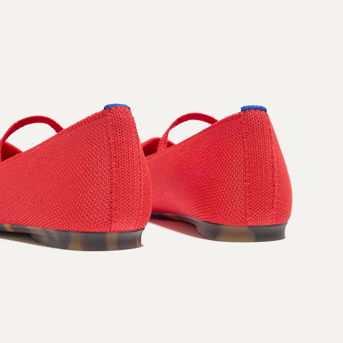 Rothys The Max Square Mary Jane in Red Hot
