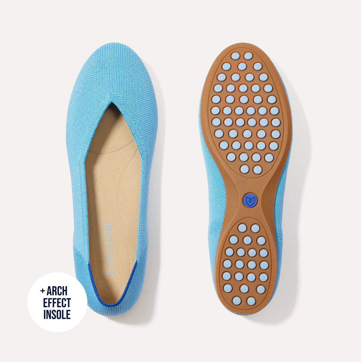 Rothys The Daily Flat in Robin Blue
