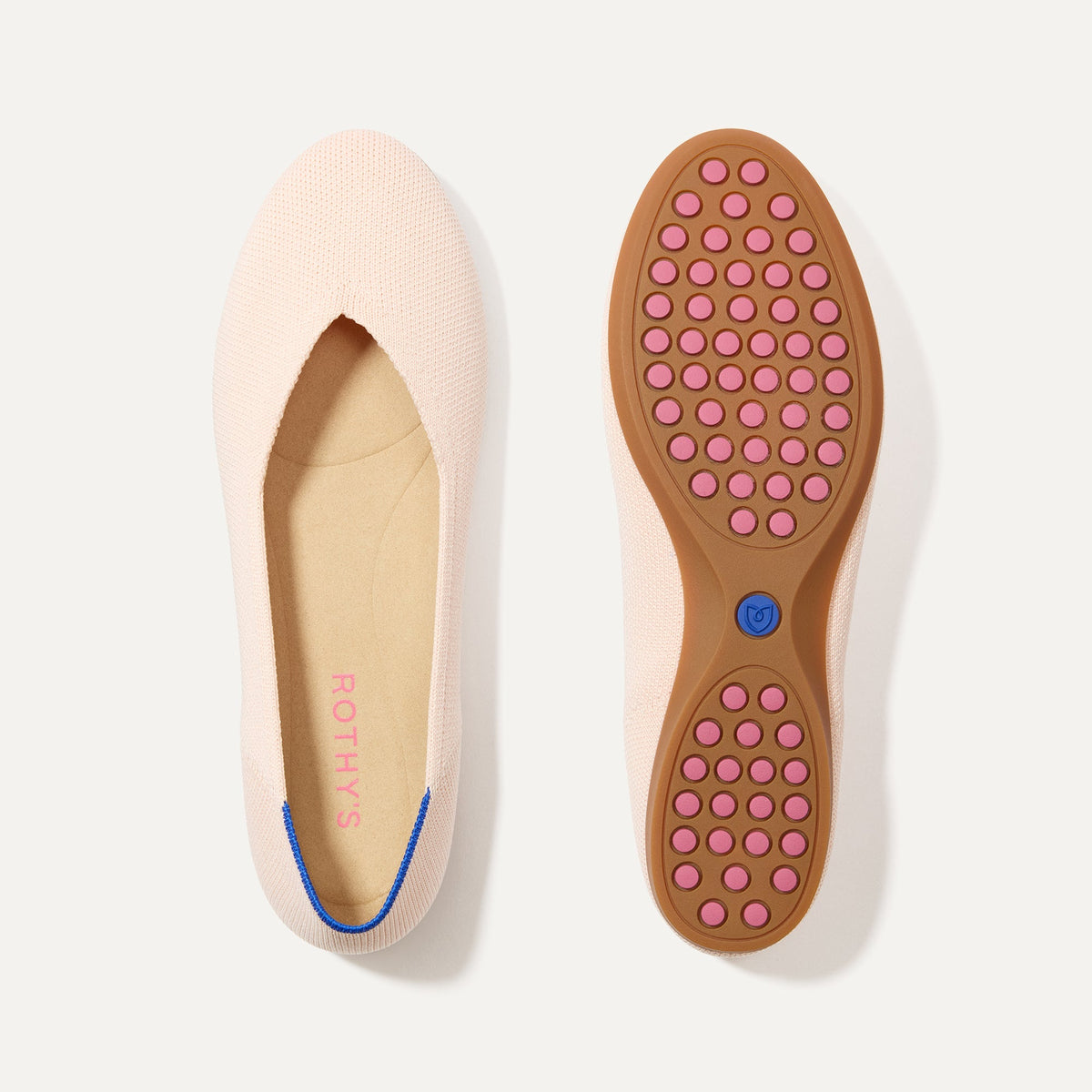 Rothys The Daily Flat in Bubbly Pink