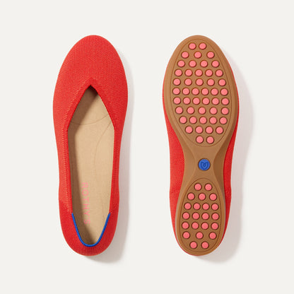 Rothys The Daily Flat in Showstopper Red