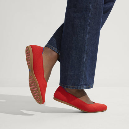 Rothys The Daily Flat in Showstopper Red