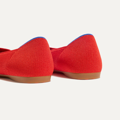 Rothys The Daily Flat in Showstopper Red