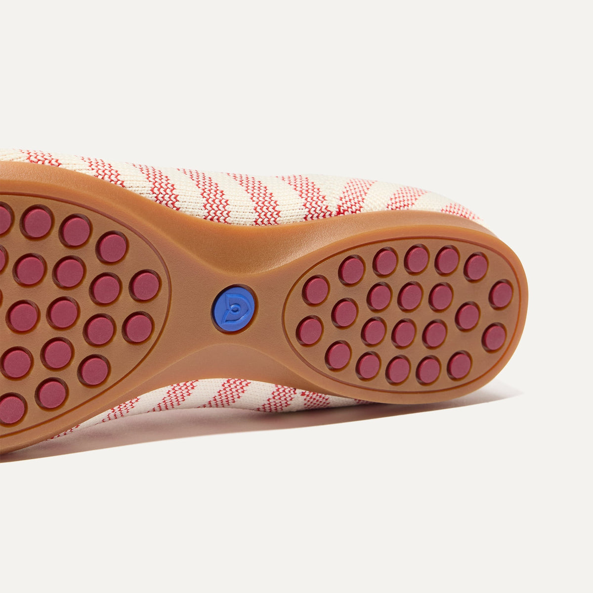 Rothys The Daily Flat in Coral Cabana Stripe