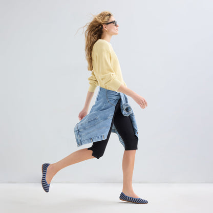 Rothys The Daily Flat in Harbor Cabana Stripe