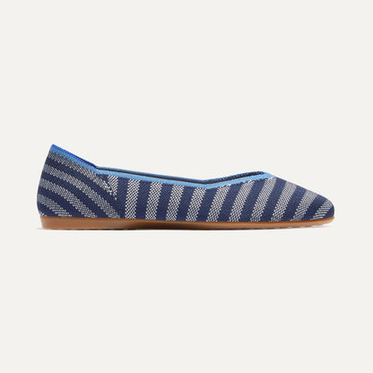 Rothys The Daily Flat in Harbor Cabana Stripe