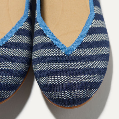Rothys The Daily Flat in Harbor Cabana Stripe