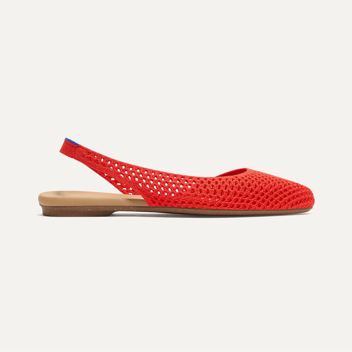 Rothys The Almond Slingback in Poppy Mesh