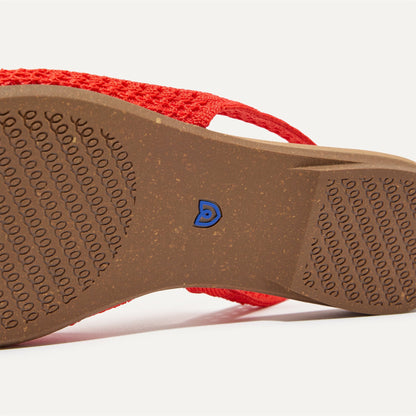 Rothys The Almond Slingback in Poppy Mesh