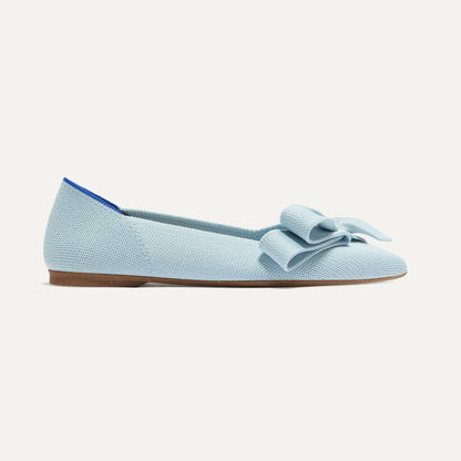 Rothys The Bow Point II in Powder Blue