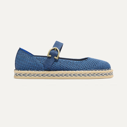 Rothys The Espadrille Mary Jane in Blue Breeze