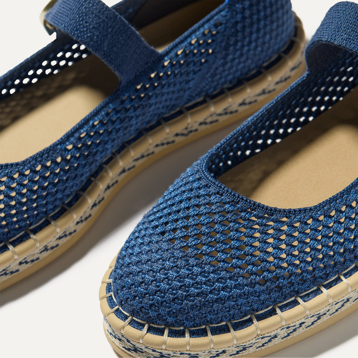 Rothys The Espadrille Mary Jane in Blue Breeze