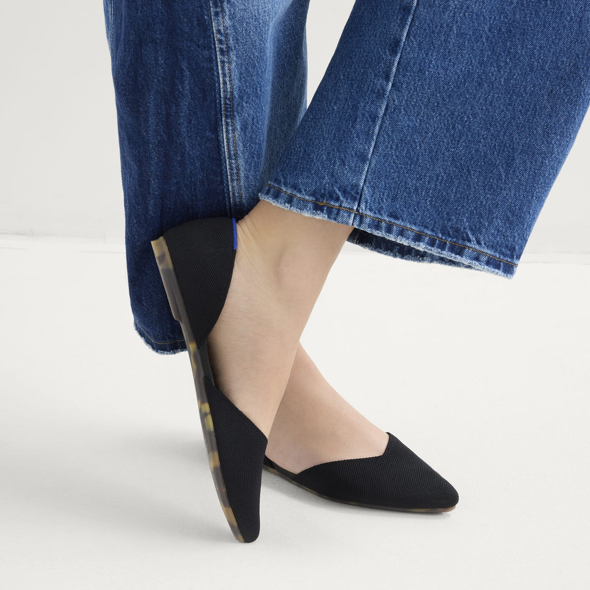 Rothys The D'Orsay Point in Black