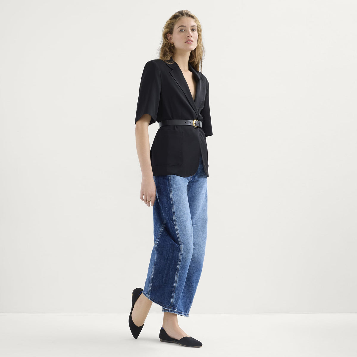 Rothys The D'Orsay Point in Black