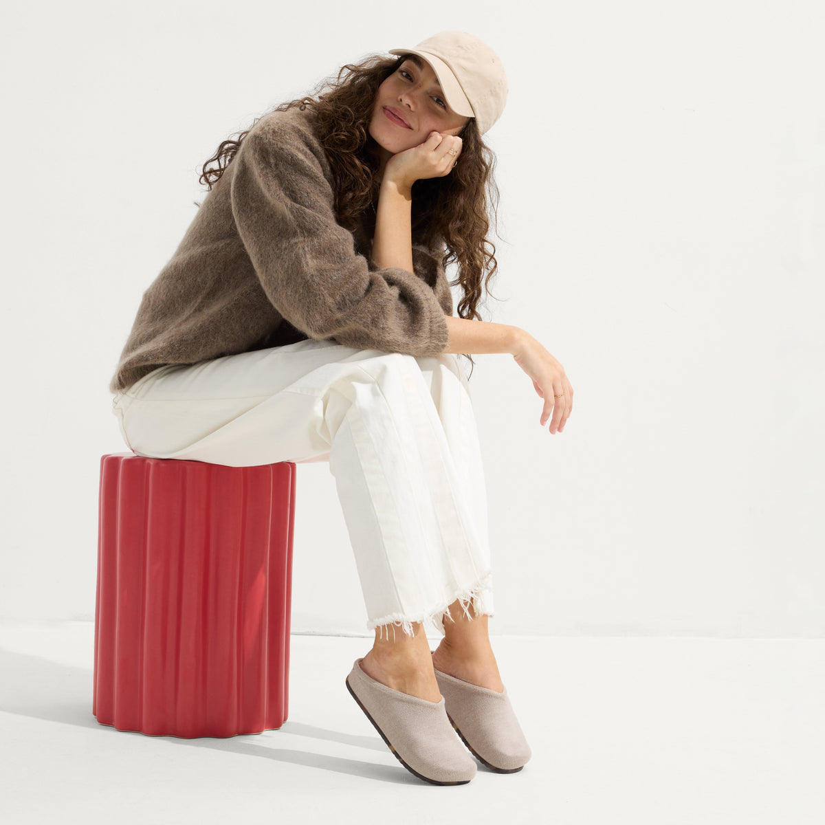 Rothys The Casual Clog in Dove for Women