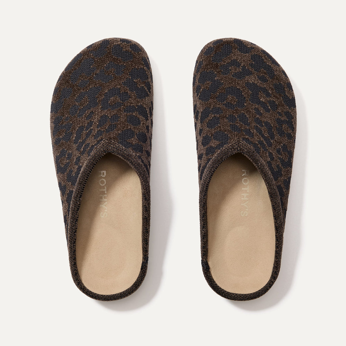 Rothys The ReVelvet™ Casual Clog in ReVelvet™ Cheetah for Women