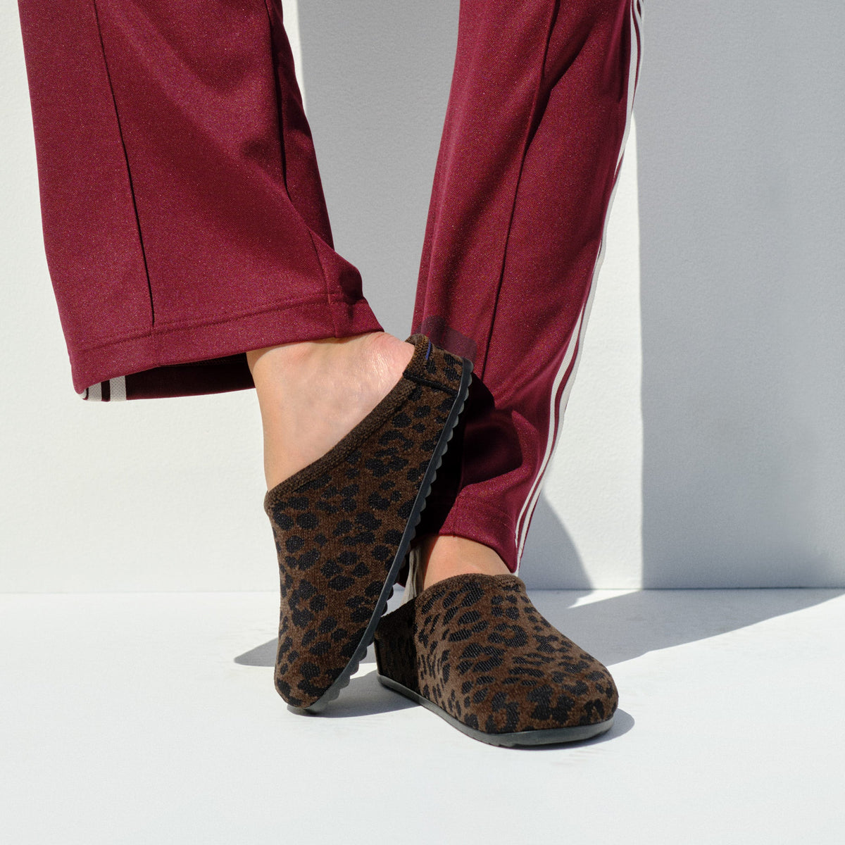 Rothys The ReVelvet™ Casual Clog in ReVelvet™ Cheetah for Women