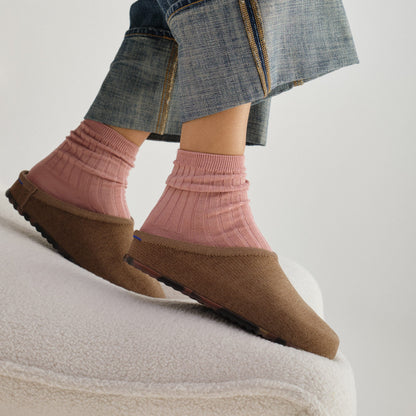 Rothys The ReVelvet™ Casual Clog in ReVelvet™ Portobello for Women