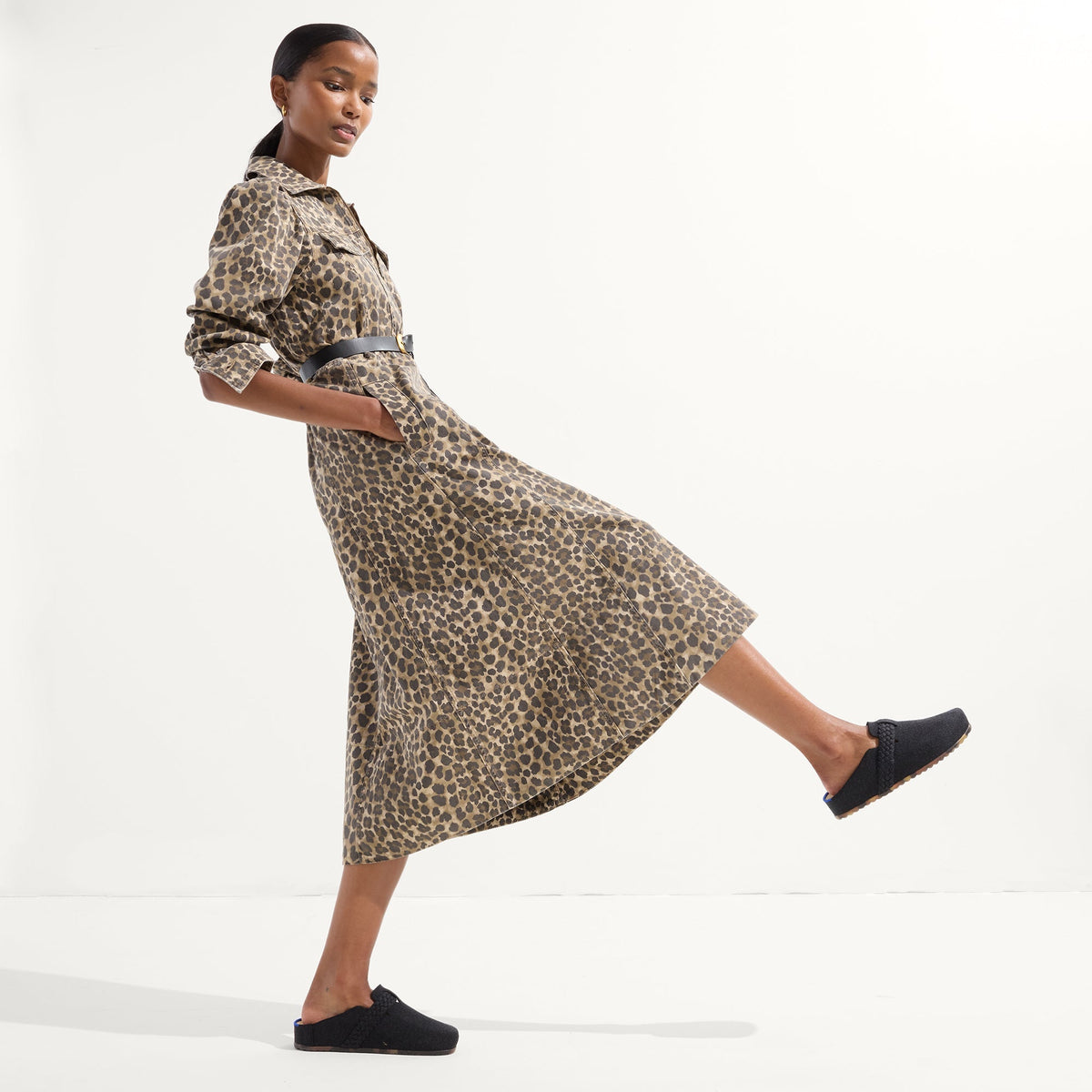 Rothys The Braid Clog in Black
