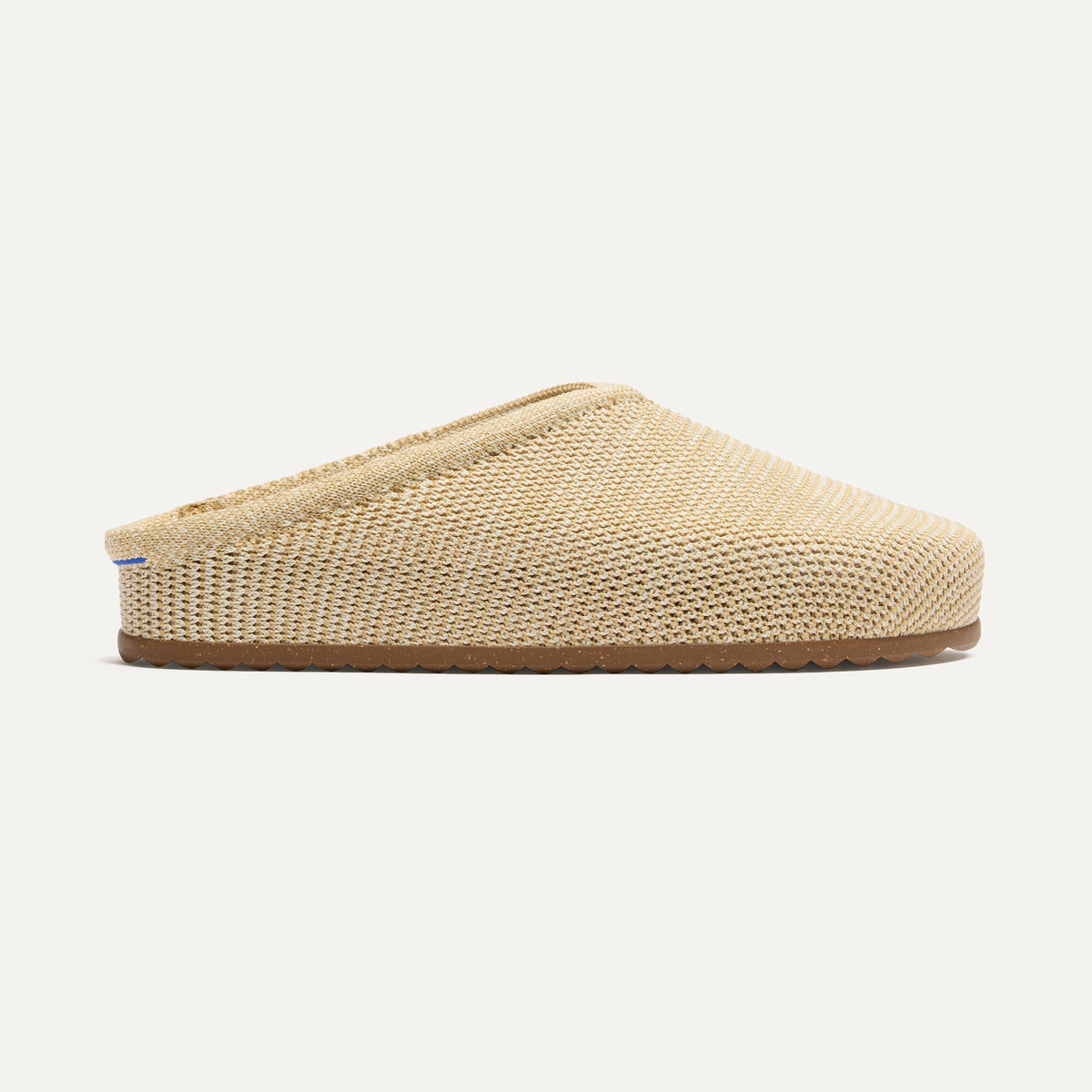 Rothys The Casual Clog in Pelican Raffia-Knit