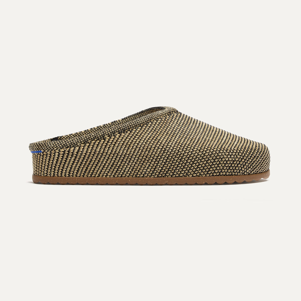 Rothys The Casual Clog in Toffee Raffia-Knit