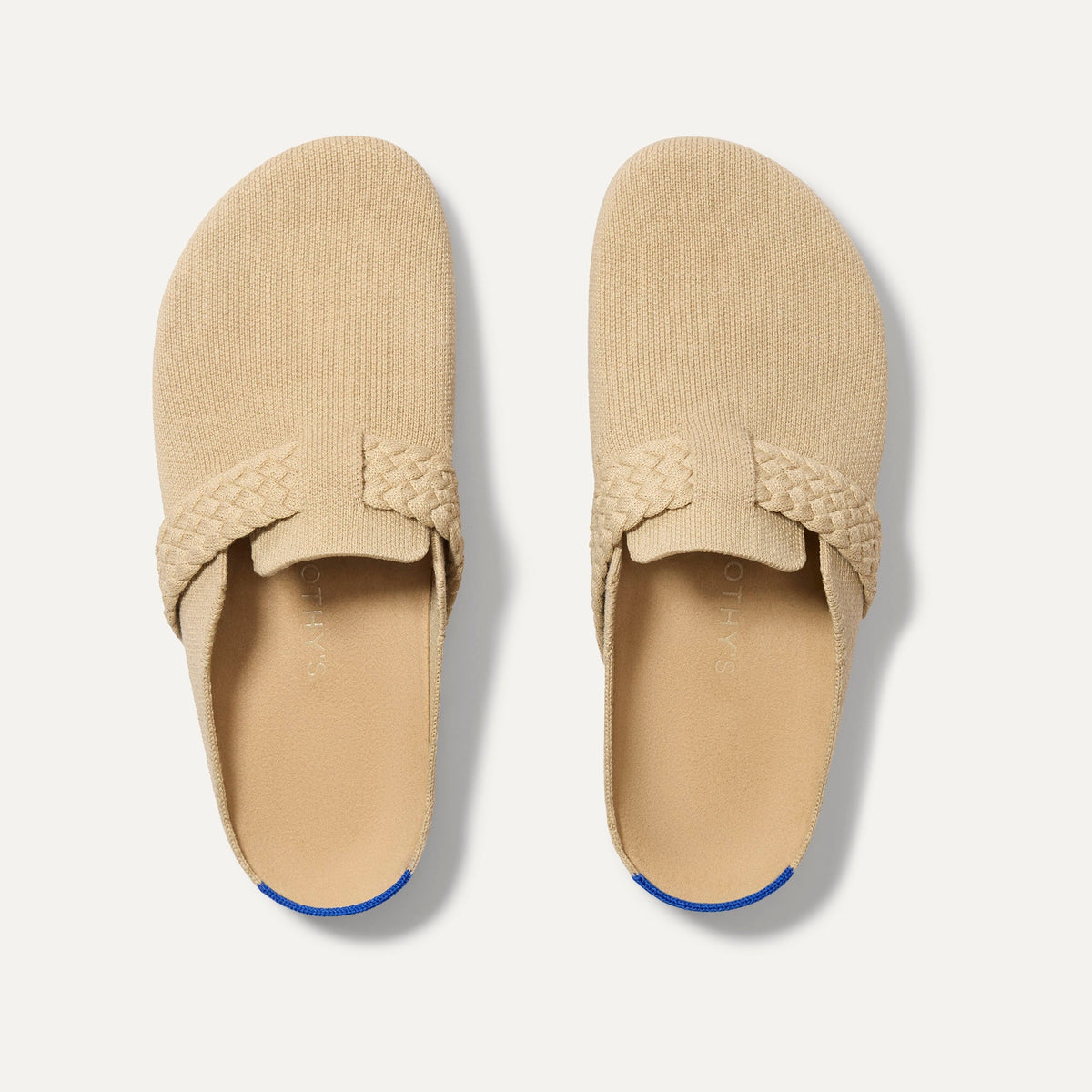 Rothys The Braid Clog in Wheat