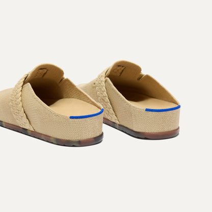 Rothys The Braid Clog in Wheat