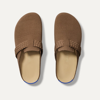 Rothys The Braid Clog in Acorn