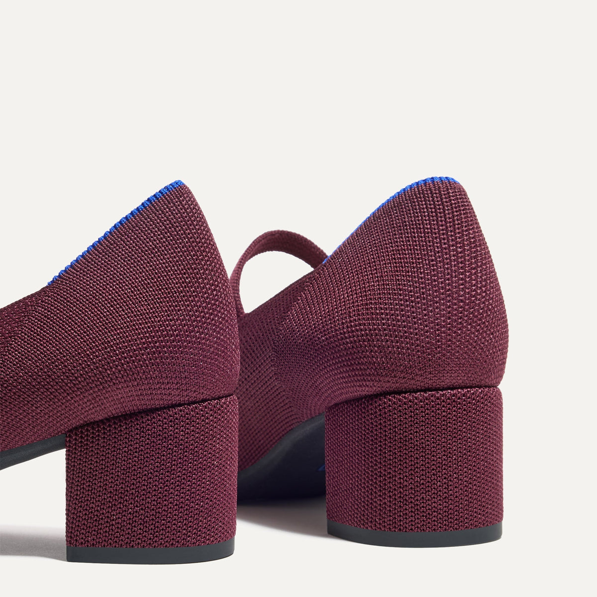 Rothys The Mary Jane Heel in Wine Red