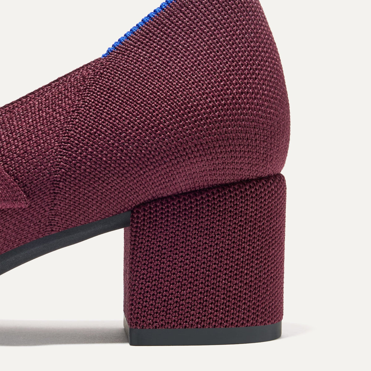 Rothys The Mary Jane Heel in Wine Red