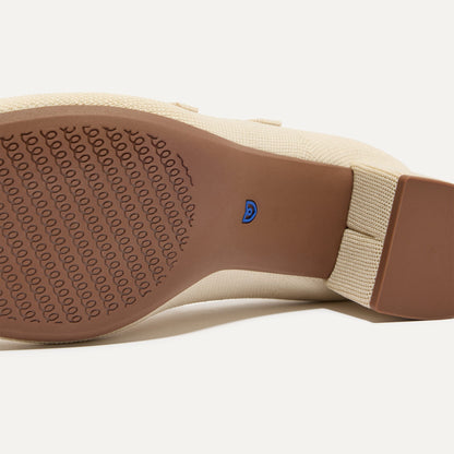 Rothys The Double Buckle Mary Jane Heel in Conch