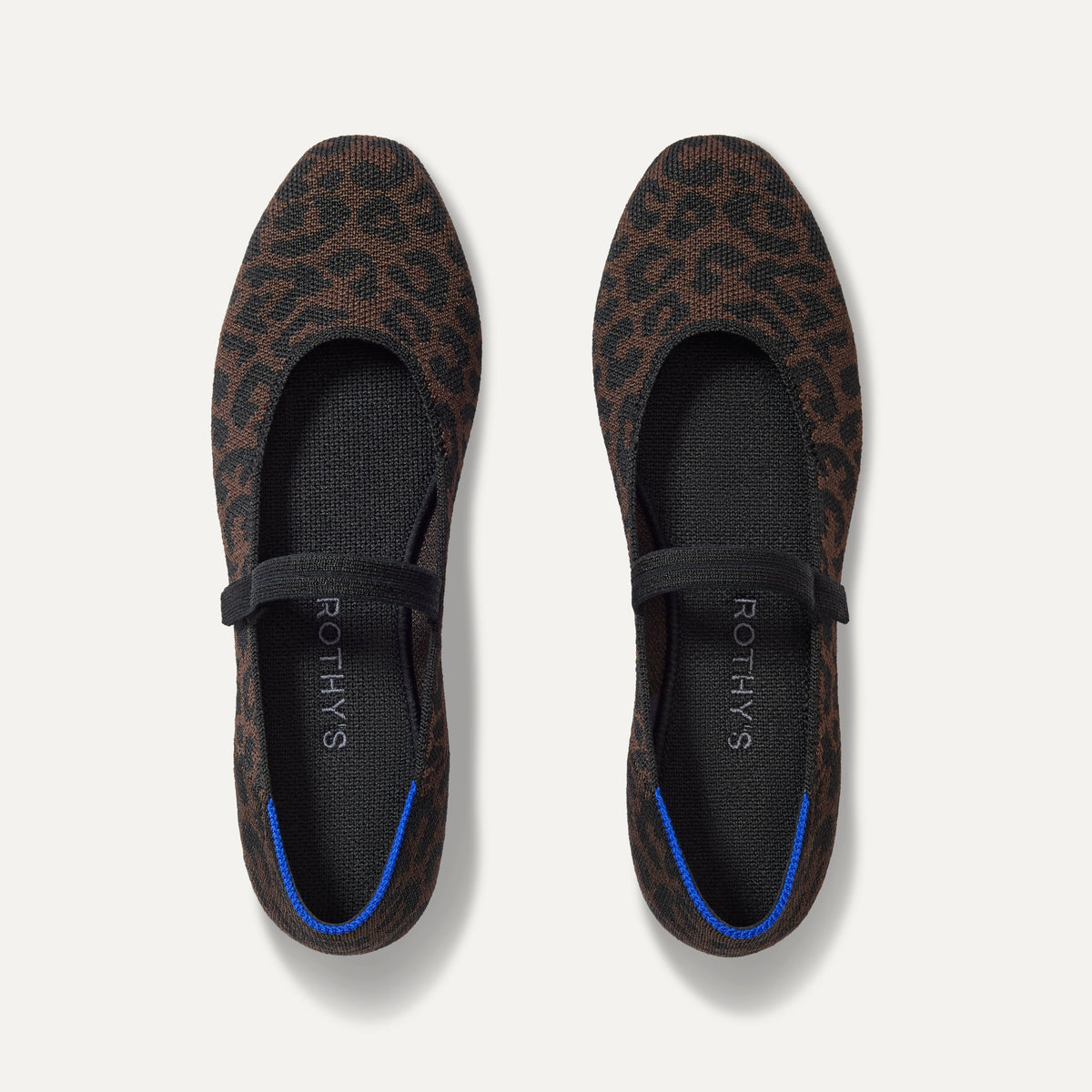 Rothys The Square Mary Jane in Classic Cheetah