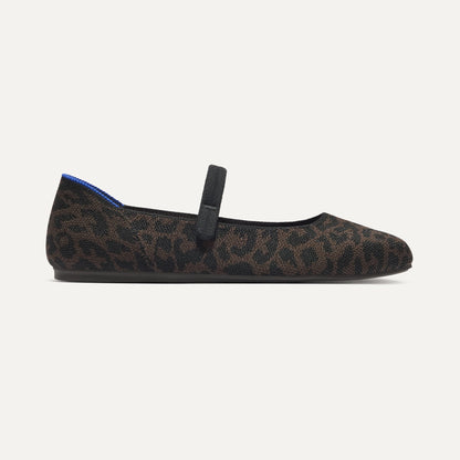Rothys The Square Mary Jane in Classic Cheetah