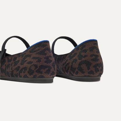 Rothys The Square Mary Jane in Classic Cheetah
