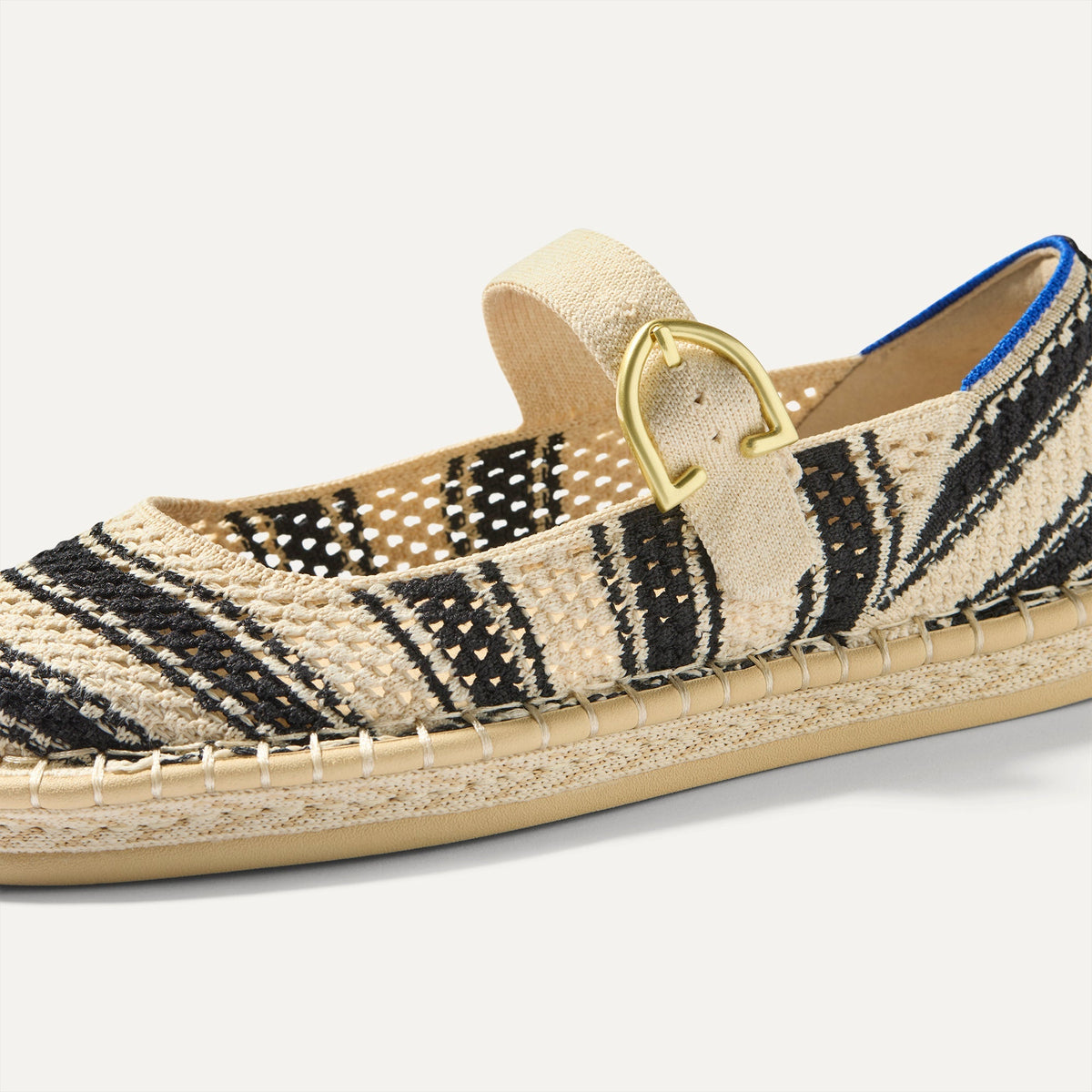 Rothys The Espadrille Mary Jane in Compass Stripe