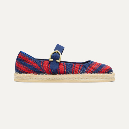 Rothys The Espadrille Mary Jane in Cherry Tide