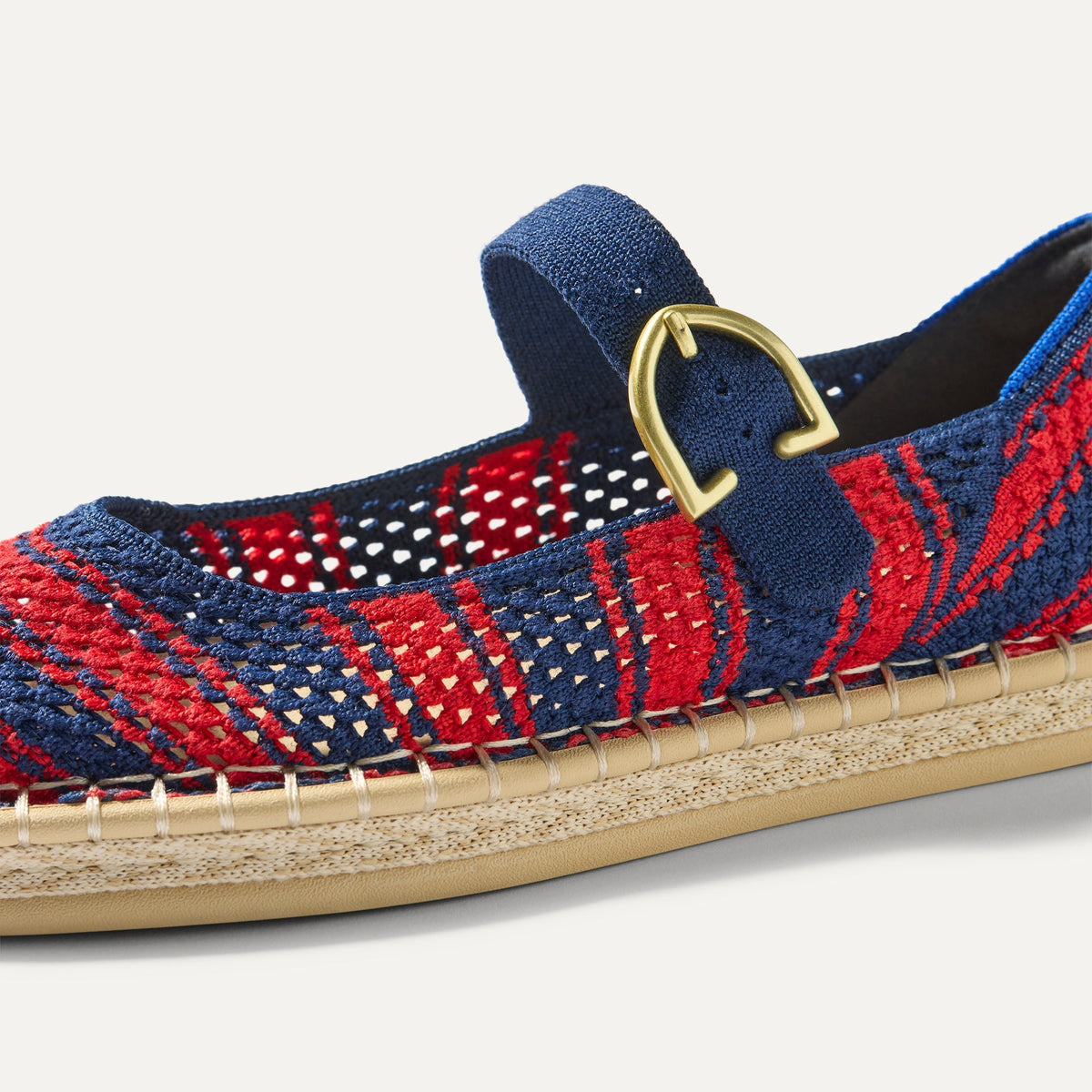 Rothys The Espadrille Mary Jane in Cherry Tide