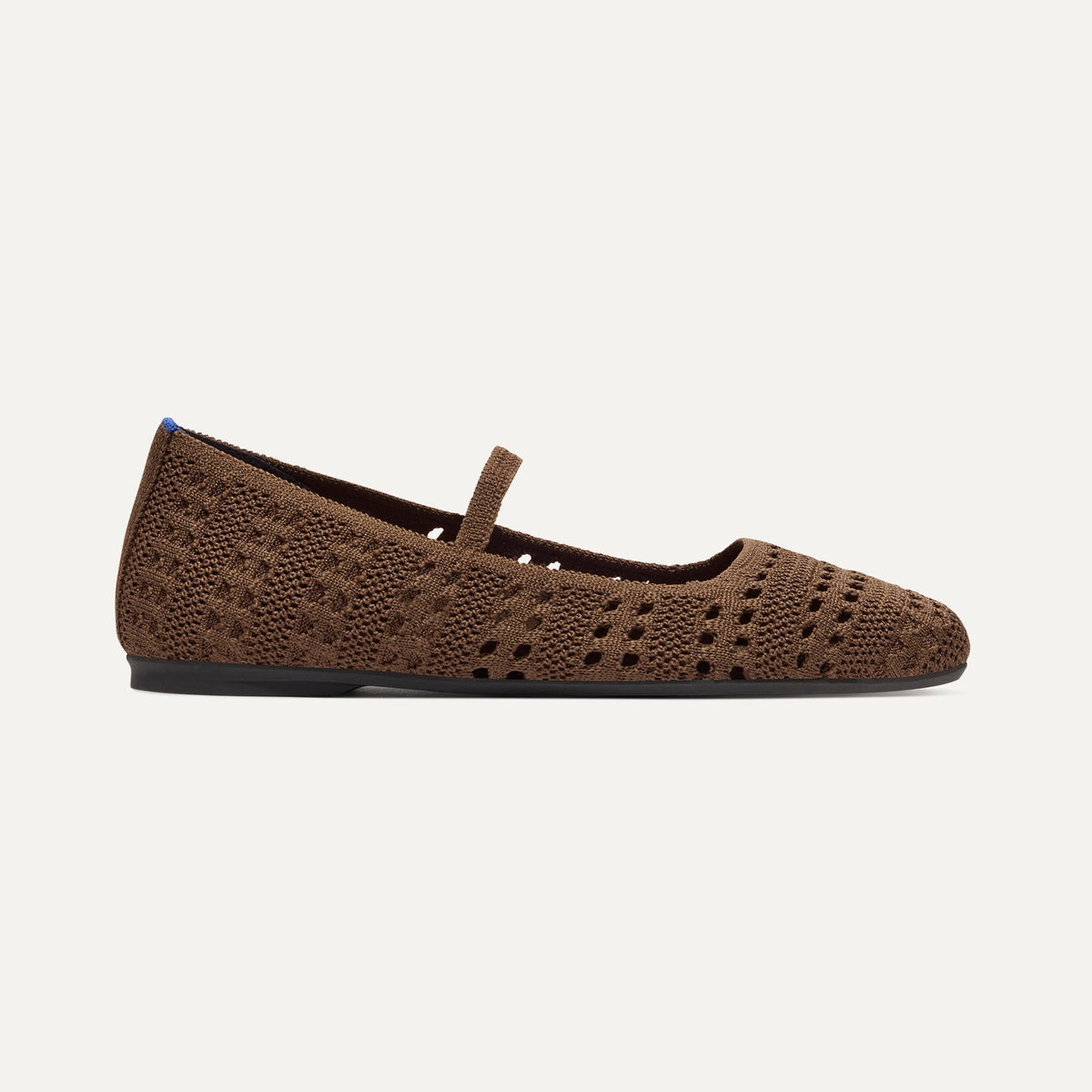 Rothys The Max Square Mary Jane in Cinnamon Crochet