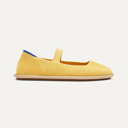 Rothys Women's Cruiser Mary Jane in Sunbeam Raffia-Knit
