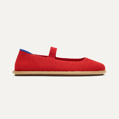 Rothys Women's Cruiser Mary Jane in Poppy Raffia-Knit