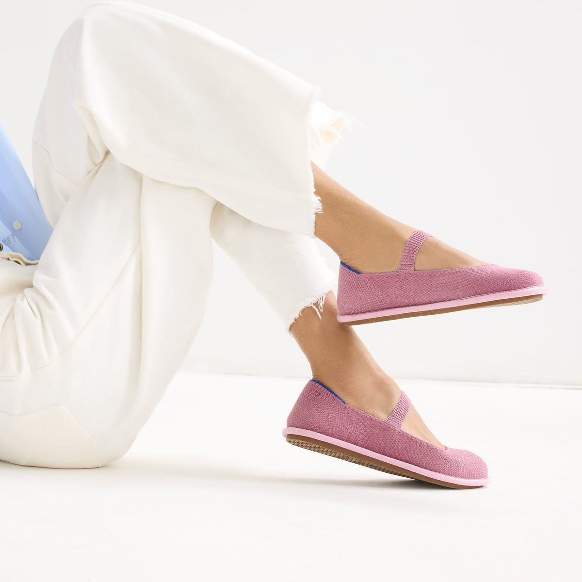 Rothys Women's ReVelvet™ Cruiser Mary Jane in ReVelvet™ Lilac