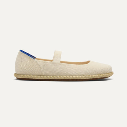 Rothys Women's Cruiser Mary Jane in White Sand