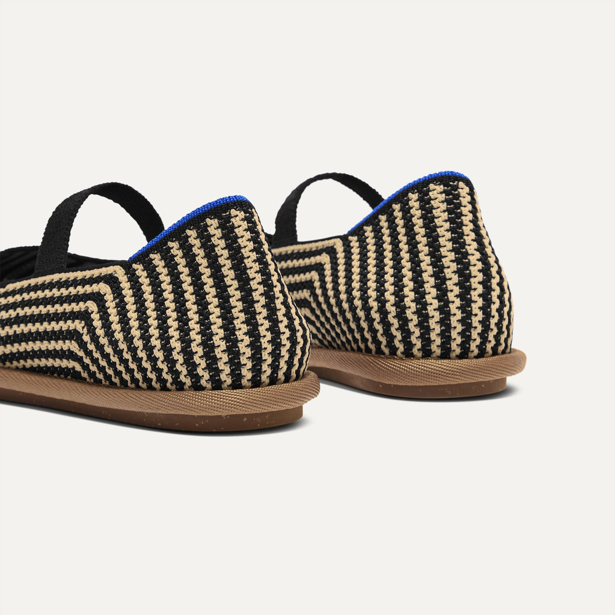 Rothys Women's Cruiser Mary Jane in Toffee Stripe