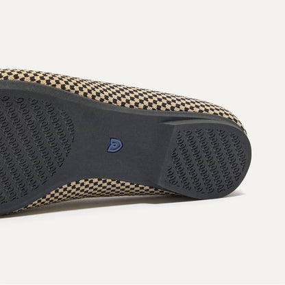 Rothys The Double Bit Loafer Mule in Classic Micro Check