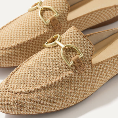 Rothys The Double Bit Loafer Mule in Waffle Micro Check