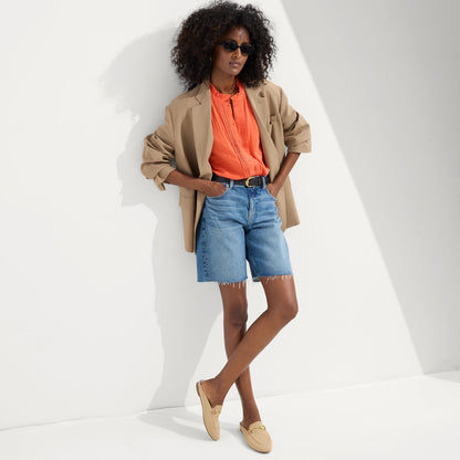 Rothys The Double Bit Loafer Mule in Waffle Micro Check
