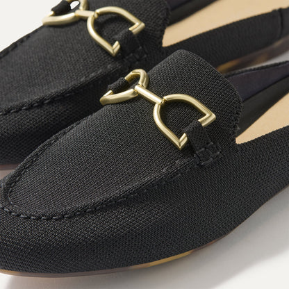 Rothys The Double Bit Loafer Mule in Black