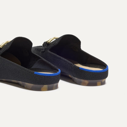 Rothys The Double Bit Loafer Mule in Black