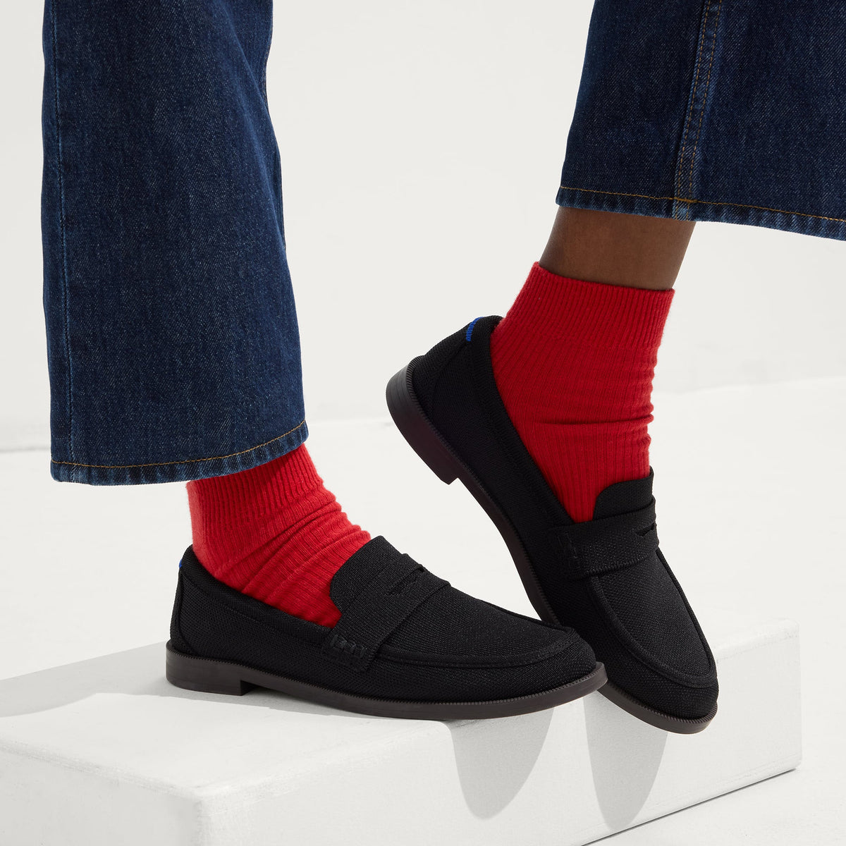 Rothys The Penny Loafer in Black for Women